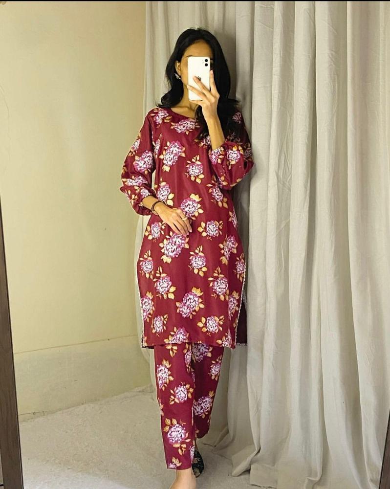 Mehak- 2 Piece Stitched Linen