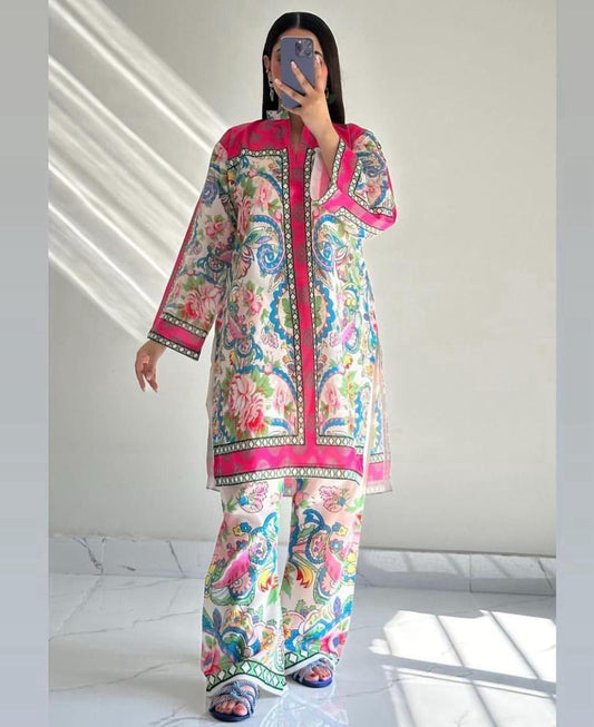 Silk - 3 Piece Unstitched Suit