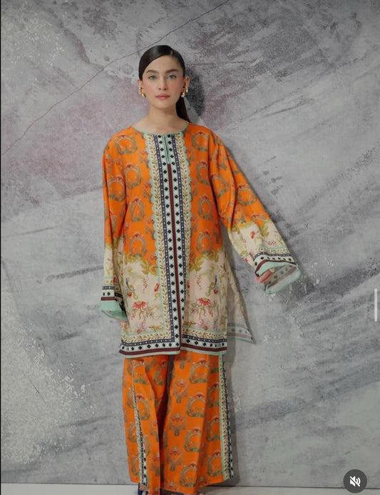 Silk - 3 Piece Unstitched Suit